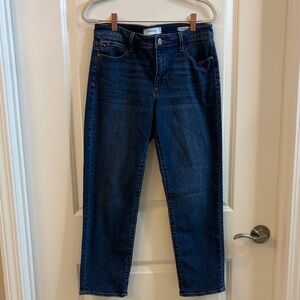 Skinnygirl Dark Indigo Straight-Leg Jeans size 6